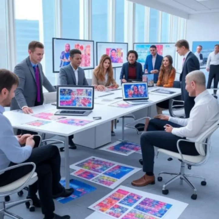 Dynamiczny kolaż wizualizacji kampanii reklamowych BrandMotionStudiio