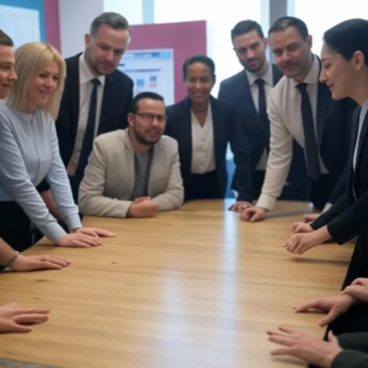 Zespół agencji BrandMotionStudiio współpracujący w biurze